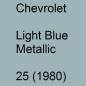 Preview: Chevrolet, Light Blue Metallic, 25 (1980).